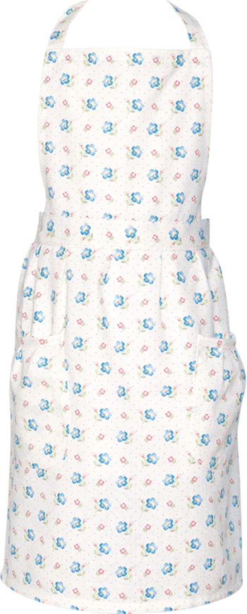 Kinderschürze Greengate Rosalia Weiß – 100% Baumwolle, floral