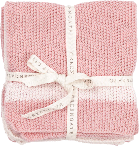 Geschirrtuch-Set Greengate Alice Rosa 3er 100% Baumwolle