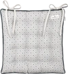 Sitzkissen Greengate Malia Grau 40x40 cm Baumwolle Skandi