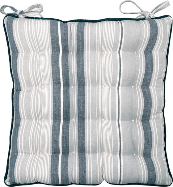 Sitzkissen Greengate Malia Grau 40x40 cm Baumwolle Skandi