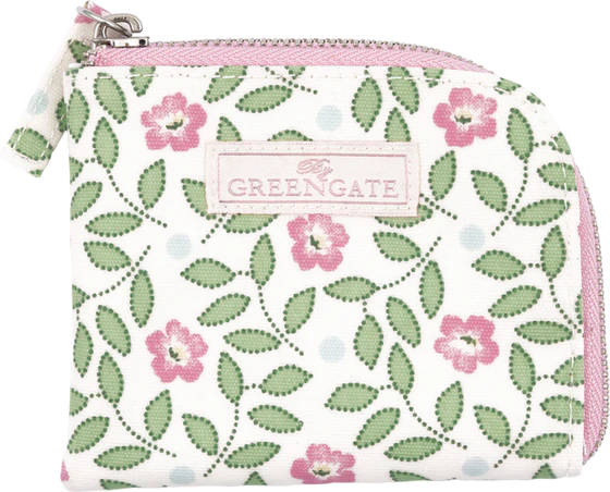 Kleine Geldbörse Greengate Lotta Weiß – Wasserabweisend & Kompakt