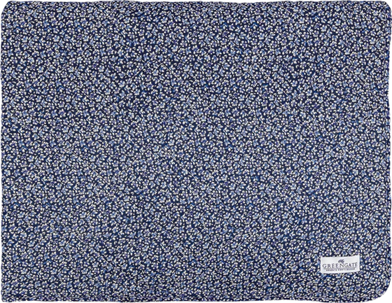 Tagesdecke Greengate Dahla Blau 250x260 Baumwolle Floral