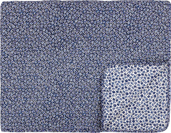 Tagesdecke Greengate Dahla Blau 250x260 Baumwolle Floral