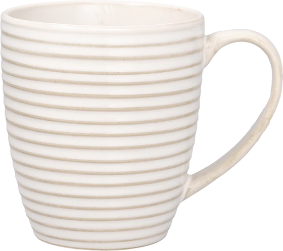 Kaffeebecher Greengate Dunes Weiß – Steinzeug, Spülmaschinenfest