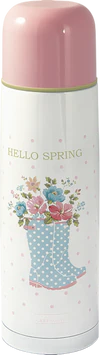 Isolierflasche Greengate Josefina 800ml Weiß – Doppelwandig Edelstahl