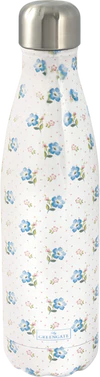 Isolier-Trinkflasche Greengate Rosalia 500ml Weiß Edelstahl