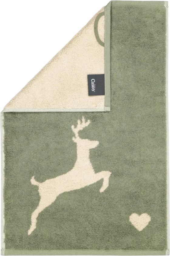 Handtuch Walkfrottier Cawö 6228-43 zirbe – Weich & Hautfreundlich