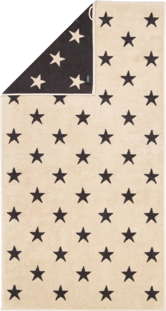 Handtuch Cawö New Stars 6260-37 beige basalt – Weich & saugfähig