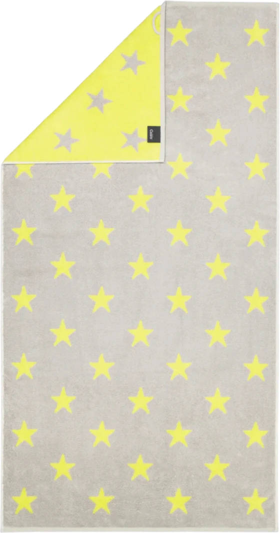 Handtuch Cawö New Stars 6260-75 Platin Lime Baumwolle