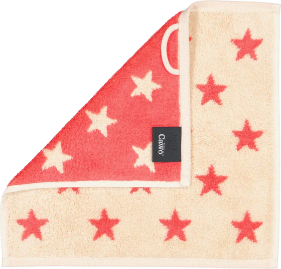 Handtuch Cawö New Stars 6261-32 Beige/Pink Saugstark Baumwolle