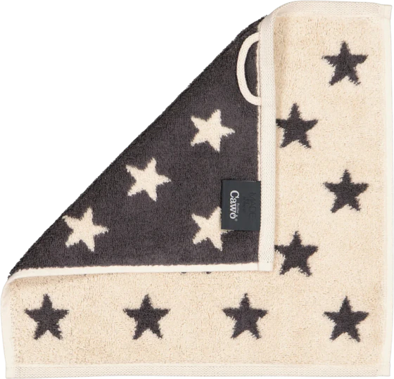 Handtuch Cawö New Stars 6261-37 Beige Basalt Baumwolle