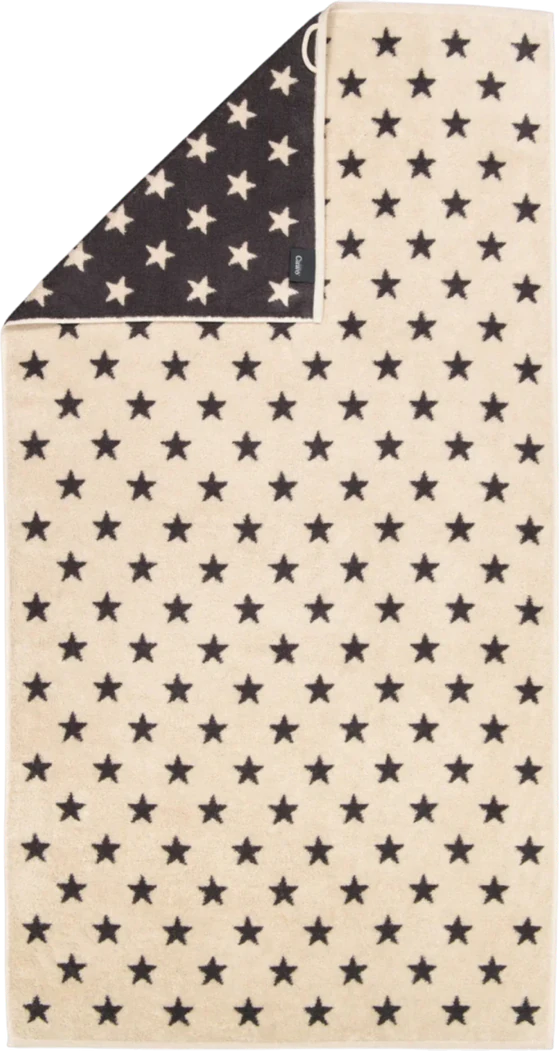 Handtuch Cawö New Stars 6261-37 Beige Basalt Baumwolle