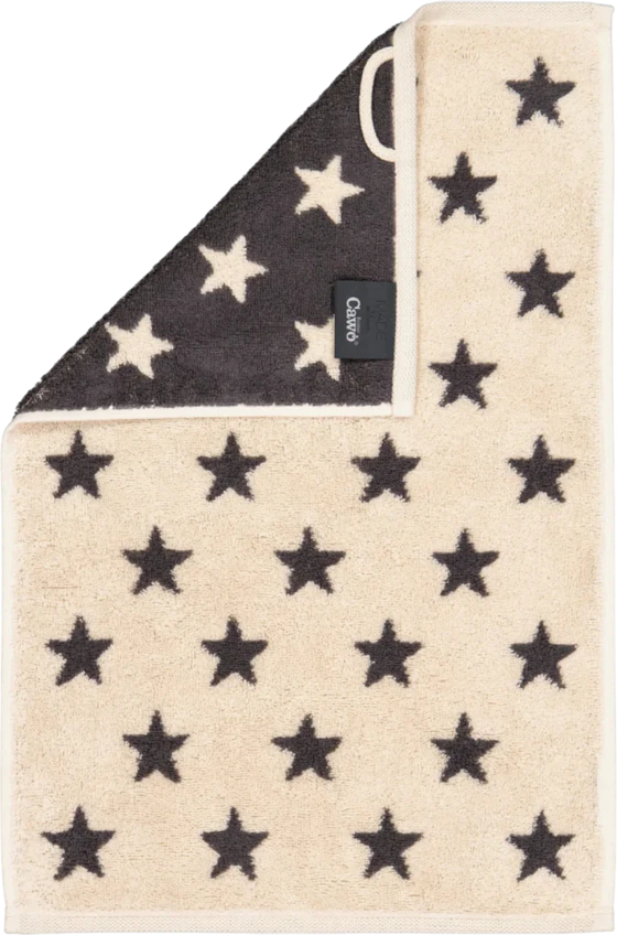 Handtuch Cawö New Stars 6261-37 Beige Basalt Baumwolle