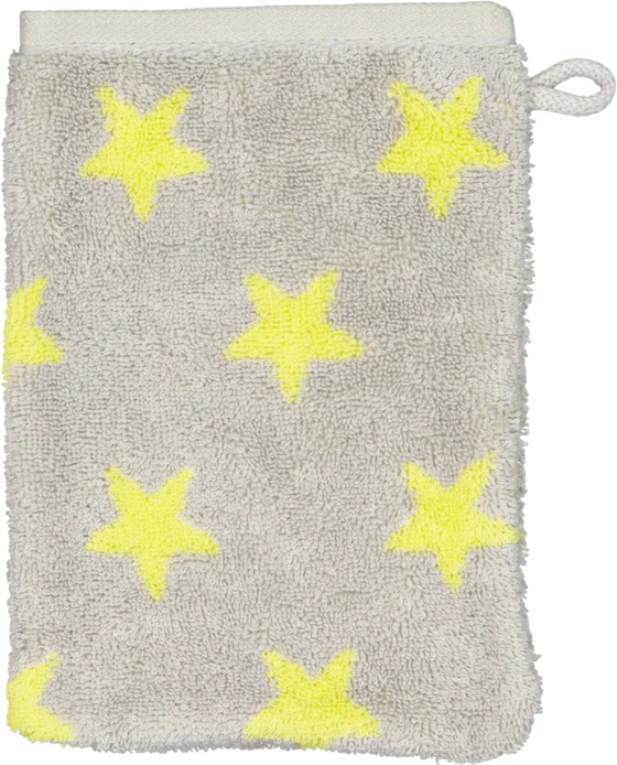 Handtuch Cawö New Stars 6261-75 platin/lime – Saugstark & Hautfreundlich