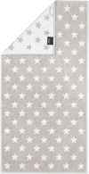 Handtuch Cawö New Stars 6261-76 Platin/Weiß Baumwolle