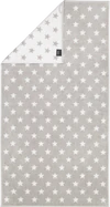 Handtuch Cawö New Stars 6261-76 Platin/Weiß Baumwolle