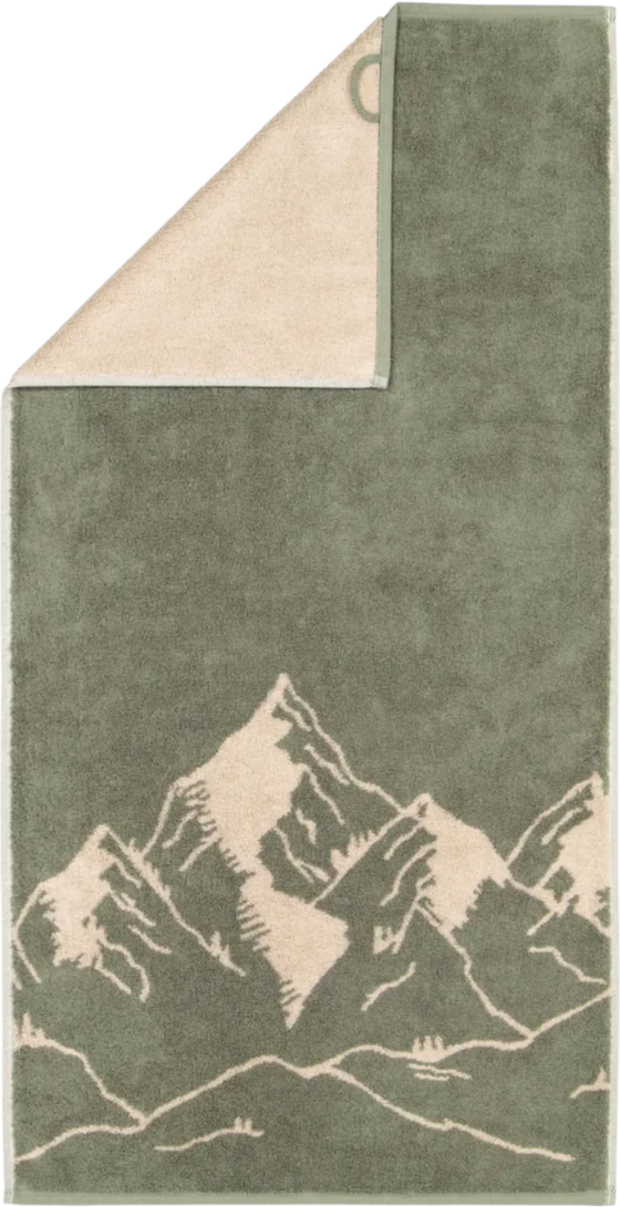 Handtuch Cawö Alpenchic 6269-43 zirbe – Saugstark Jacquard