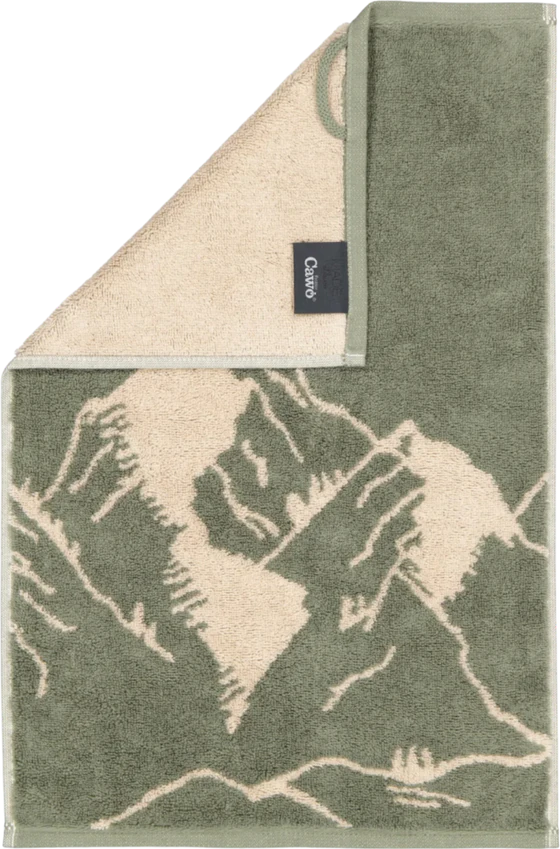 Handtuch Cawö Alpenchic 6269-43 zirbe – Saugstark Jacquard