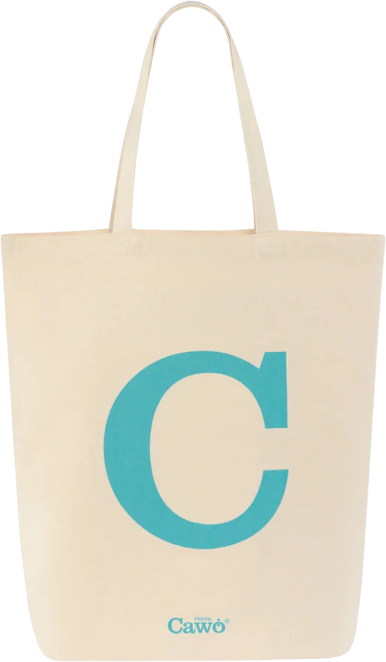 Einkaufstasche Cawö Shopper 55705 natur/türkis Baumwolle