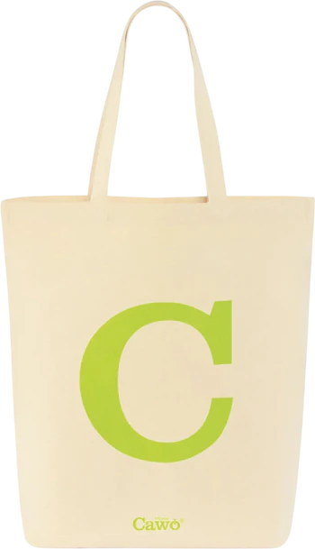 Einkaufstasche Cawö Shopper 55705 natur lime Baumwolle