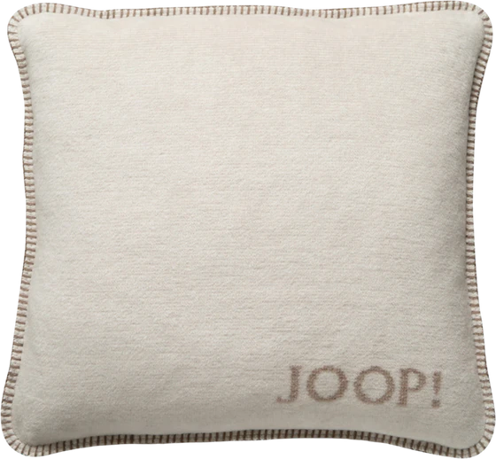 Dekokissenbezug Joop! Melange-Doubleface Natur-Sand 460g/m² Kuschelweich
