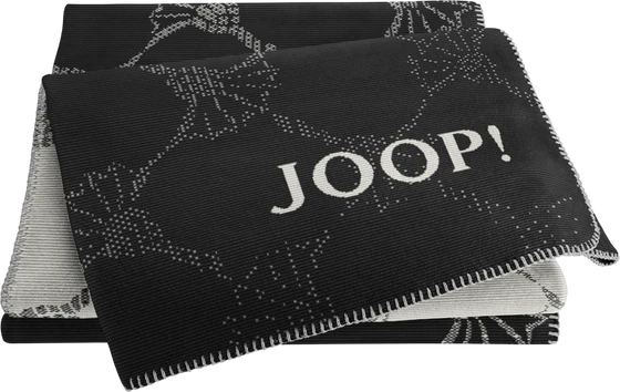 Wohndecke Joop! Cornflower-Schwarz – Wärmend & Hochwertig