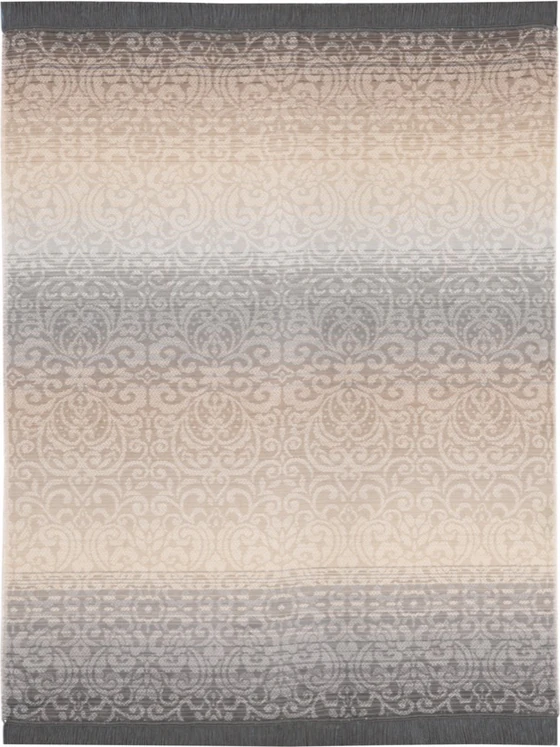 Plaid Biederlack Wohndecke Ornamental – Baumwollmix, OEKO-TEX