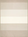 Wohndecke Biederlack Feel Modern Beige Blockstreifen Samtband