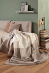 Wohndecke Biederlack Feel Modern Beige Blockstreifen Samtband