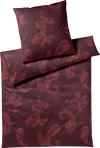 Bettwäsche-Garnitur Joop! Paisley 4120 Rouge Mako-Satin Baumwolle