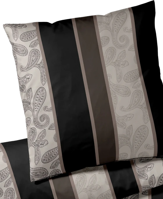 Bettwäsche-Garnitur Joop! 4121-9 Black Mako-Satin Baumwolle