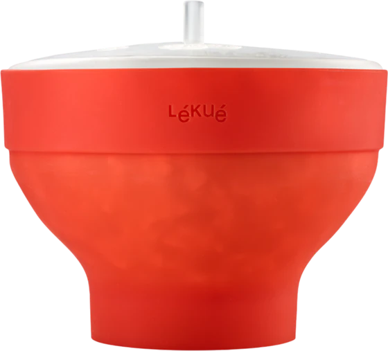 Silikon-Popcornschale Lekue Mikrowelle BPA-frei faltbar