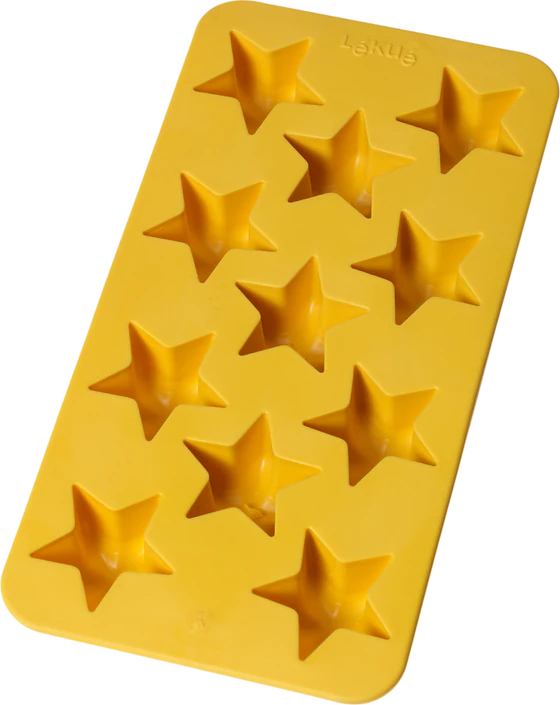 Eiswürfelform mit Deckel Lekue Stern Silikon BPA-frei