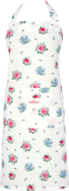 Küchenschürze Greengate Alivia Weiß – 100% Baumwolle, Skandi-Chic