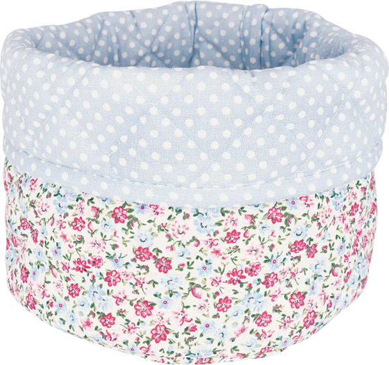 Brotkorb Greengate Louisa Weiß Baumwolle Floral Design