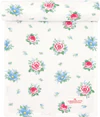 Tischläufer Greengate Alivia 30x220 Weiß Baumwolle Floral