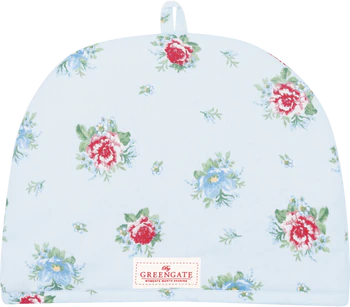 Teekannenwärmer Greengate Alivia blau floral – 100% Baumwolle