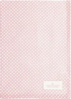 Geschirrtuch Greengate Dotty Blassrosa – 100% Baumwolle - pale pink