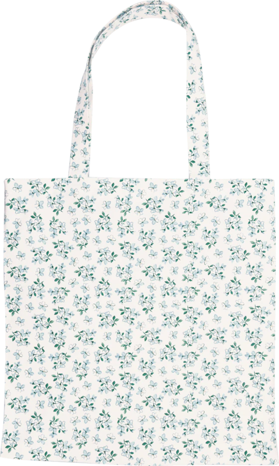 Tragetasche Baumwolle Greengate Alaia Weiß floral umweltfreundlich