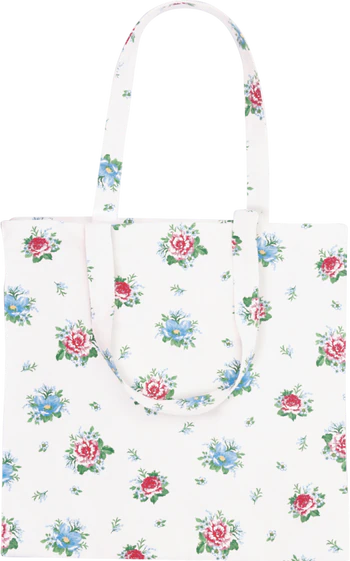 Stofftragetasche Greengate Alivia Weiß – 100% Baumwolle