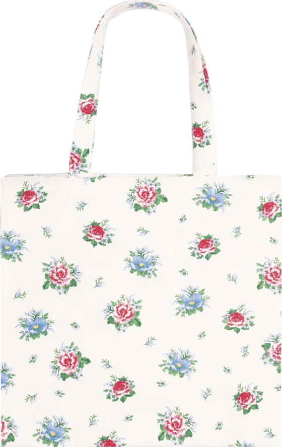 Stofftragetasche Greengate Alivia Weiß – 100% Baumwolle