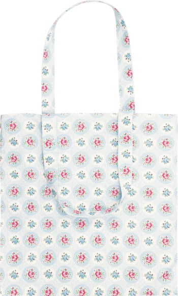 Tragetasche Baumwolle Greengate Elle pale blue – Umweltfreundlich