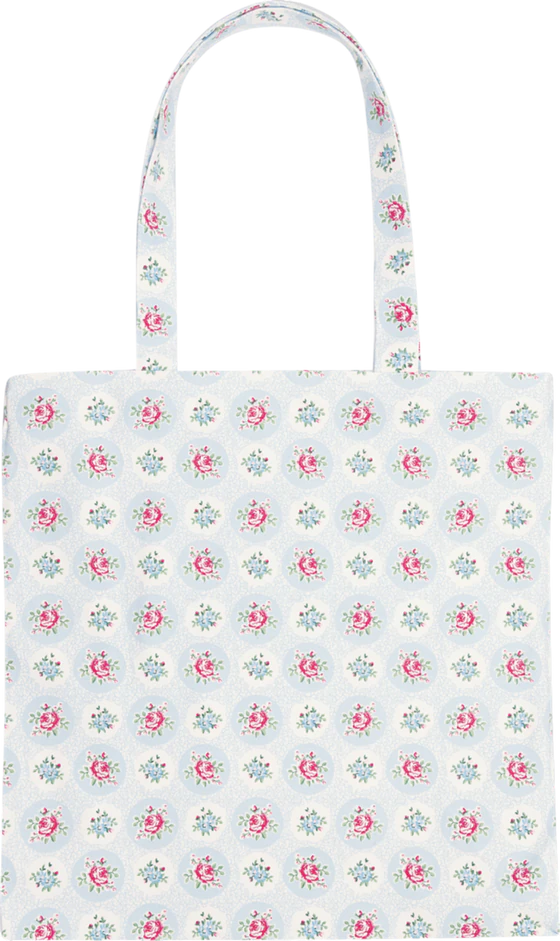 Tragetasche Baumwolle Greengate Elle pale blue – Umweltfreundlich