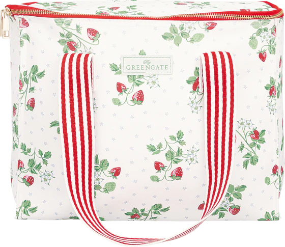 Kühltasche Greengate Berry White – Skandinavisches Design