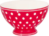 Müslischale Greengate Dotty Red – Porzellan Vintage-Design