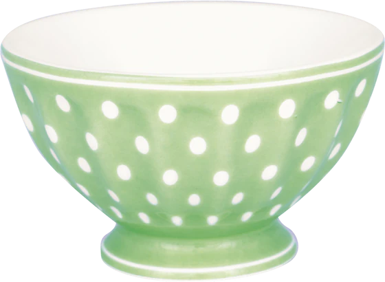 Müslischale Greengate Dotty Pale Green – Porzellan gepunktet