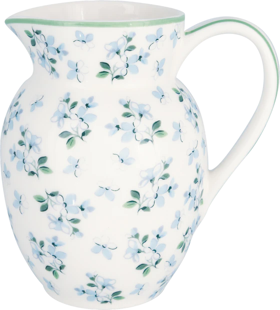 Keramik-Krug Greengate Alaia 0,5L Weiß Spülmaschinenfest
