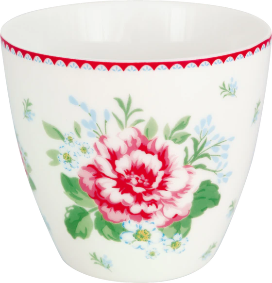 Kaffeebecher Porzellan Greengate Alivia Weiß – Skandinavisches Design