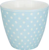 Kaffeebecher Greengate Dotty Hellblau Porzellan 350ml - pale blue