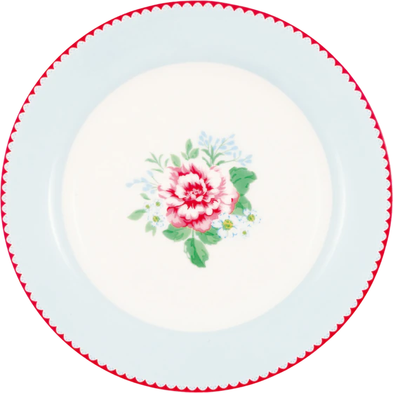 Speiseteller Greengate Alivia Pale Blue Porzellan 20,2 cm